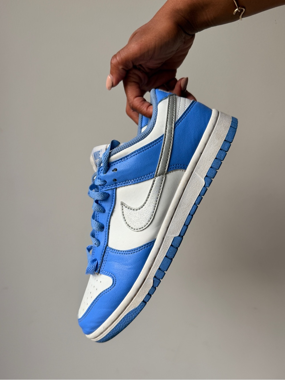 Nike Dunk Low Next Nature “Royal Pulse” Blue White Metallic Silver